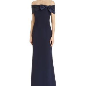 Eliza K Navy Bow Gown